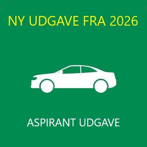 Undervisningsplan til personbil 2026 Aspirant udgave